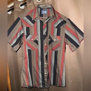 Wrangler short sleeve pearl snap